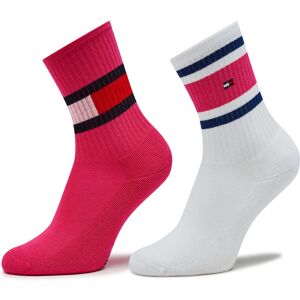 2er-Set hohe Kindersocken Tommy Hilfiger 394020001 Magenta 027 39_42 female