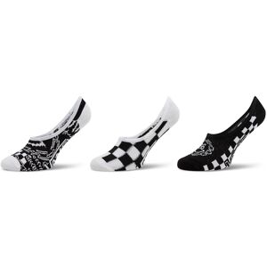 3er-Set Damen Sneakersocken Vans Overstimulated Canoodle VN000GMQBLK1 Black 36_5_41 female