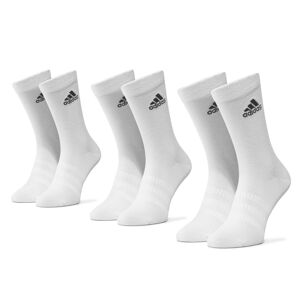 3er-Set hohe Unisex-Socken adidas Light Crew 3Pp DZ9393 White/White/White 46_48 unisex