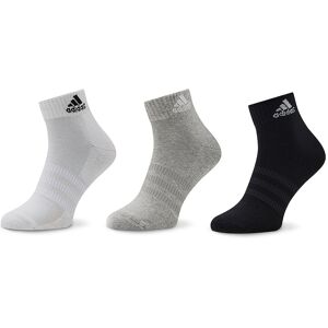 3er-Set niedrige Unisex-Socken adidas Cushioned Sportswear IC1281 Medium Grey Heather/White/Black 49_51 unisex