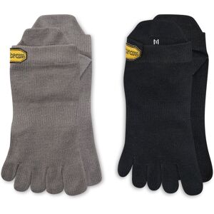 2er-Set Unisex-Sneakersocken Vibram Fivefingers Pack Sock S15N23P No Show Black/Grey 46_50 unisex