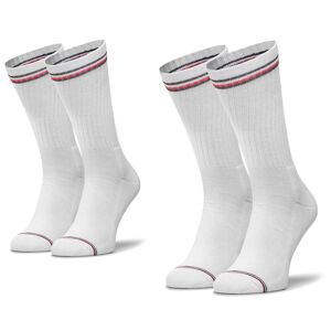 2er-Set hohe Unisex-Socken Tommy Hilfiger 100001096 White 300 47_49 unisex