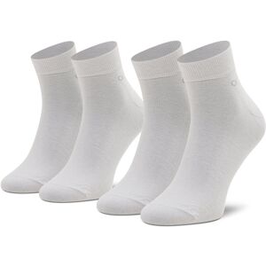 2er-Set niedrige Herrensocken Calvin Klein 701218706 White 002 39_42 male