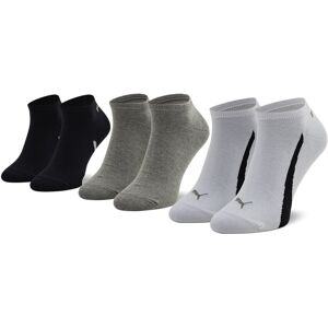 3er-Set niedrige Unisex-Socken Puma 907951 02 White/Grey/Black 35_38 unisex