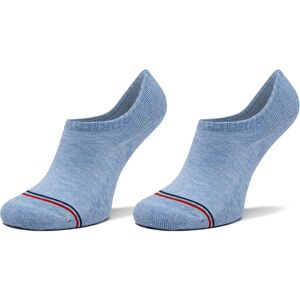 2er-Set Unisex-Sneakersocken Tommy Hilfiger 701228179 Light Blue Melange 004 43_46 unisex