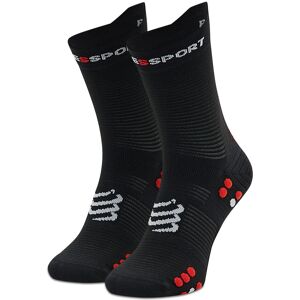 Hohe Unisex-Socken Compressport Pro Racing Socks V4.0 Run High XU00046B_906 Black/Red 45_48 unisex