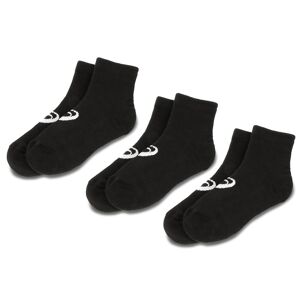 3er-Set niedrige Unisex-Socken Asics 3PPK Quarter Sock 155205 Black 0900 43_46 unisex