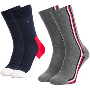 2er-Set hohe Unisex-Socken Tommy Hilfiger 471010001 Tommy Orginal 085 39_42 male