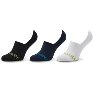 3er-Set Herren Sneakersocken Emporio Armani 306227 2F254 56110 Bianco/Nero/Marine 39_42 male