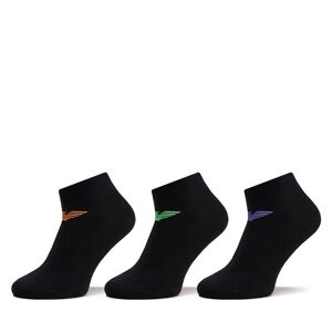 3er-Set niedrige Herrensocken Emporio Armani 300048 4R234 50620 Nero/Nero/Nero S_M male