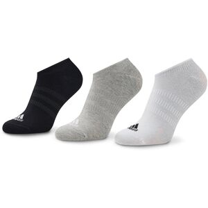 3er-Set niedrige Unisex-Socken adidas Thin And Light IC1328 Medium Grey Heather/White /Black 43_45 unisex