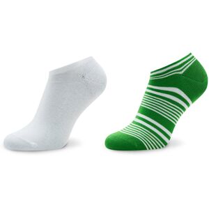 2er-Set niedrige Herrensocken Tommy Hilfiger 701222637 Green 003 43_46 male