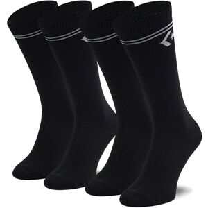 2er-Set hohe Herrensocken Converse E1025B-2010 r.39-42 Schwarz 39_42 male