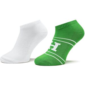 2er-Set niedrige Herrensocken Tommy Hilfiger 701224100 Green 003 43_46 male