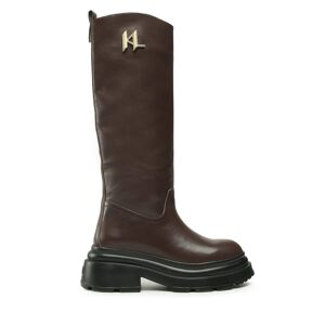 Stiefel KARL LAGERFELD KL45090 Dark Brown Lthr 41 female