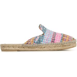 Espadrilles Manebi Raffia Yute Mix Mules G 6.1 M0 Fucsia Blue Mix 36 female