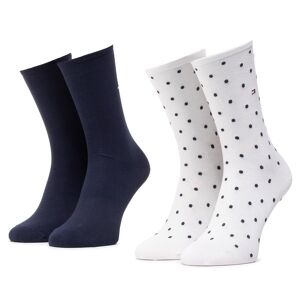 2er-Set hohe Damensocken Tommy Hilfiger 100001493 Off White 002 39_42 female