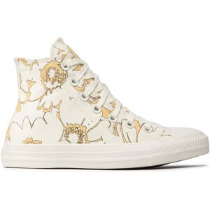 Sneakers aus Stoff Converse Ctas Hi A01188C Egret/Cyber Mango/Egret 37 female