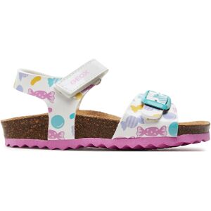 Sandalen Geox B Sandal Chalki Girl B922RA 000HH C0653 S White/Multicolor 25 female