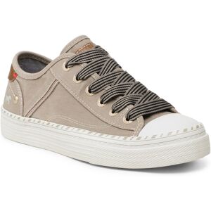 Sneakers aus Stoff Mustang 1376-303-932 Silbergrau 38 female