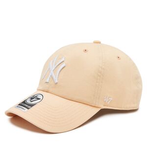 Cap 47 Brand Mlb New York Yankees '47 Clean Up W/ No Loop Label B-NLRGW17GWS-AF Apricot 00 male