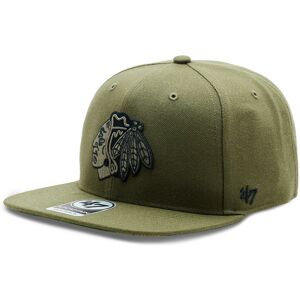 Cap 47 Brand NHL Chicago Blackhawks Ballpark Camo 47 CAPTAIN H-BCAMO04WBP-SW Sandalwood 00 unisex