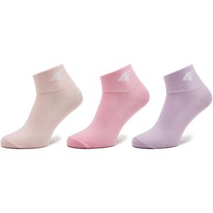 3er-Set niedrige Kindersocken 4F 4FJWSS24USOCF249 90S 32_35 female