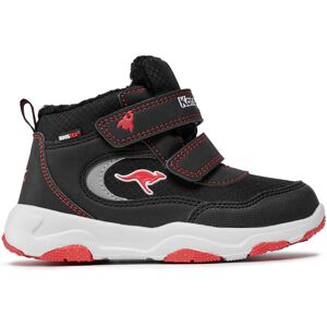 Schnürschuhe KangaRoos KS-Freezer V RTX 02221-000-5053 Jet Black/Fiery Red 30 female