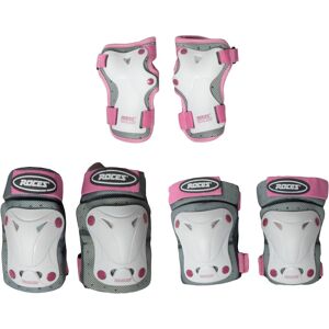 Schonerset Roces Jr Ventilated 3 Pack 301352 White/Pink 003 M female