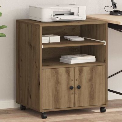 vidaXL Druckerständer Artisan-Eiche 60 x 48 x 74 cm Holzwerkstoff - Braun vidaXL Druckerständer Artisan-Eiche 60 x 48 x 74 cm Holzwerkstoff - Braun