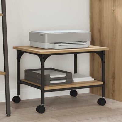 vidaXL Druckerständer Artisan-Eiche 50 x 40 x 38 cm Holzwerkstoff - Braun vidaXL Druckerständer Artisan-Eiche 50 x 40 x 38 cm Holzwerkstoff - Braun