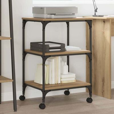 vidaXL Druckerständer Artisan-Eiche 50 x 41 x 75 cm Holzwerkstoff - Braun vidaXL Druckerständer Artisan-Eiche 50 x 41 x 75 cm Holzwerkstoff - Braun