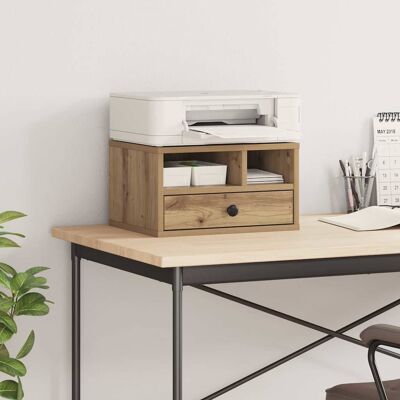 vidaXL Druckerständer Artisan-Eiche 40 x 32 x 24 cm Holzwerkstoff - Braun vidaXL Druckerständer Artisan-Eiche 40 x 32 x 24 cm Holzwerkstoff - Braun
