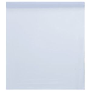 vidaXL Fensterfolie Statisch Matt Transparent Weiß 45x2000 cm PVC - Transparent