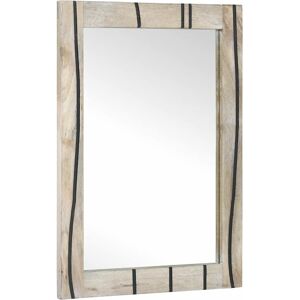 vidaXL Badezimmer Spiegel Rechtwinklig Weiß 50 x 2,5 x 70 cm - Weiß vidaXL Badezimmer Spiegel Rechtwinklig Weiß 50 x 2,5 x 70 cm - Weiß