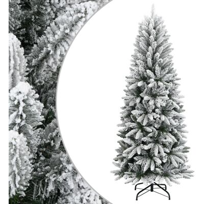 vidaXL Künstlicher Weihnachtsbaum Beschneit 150 cm PVC&PE - Weiß vidaXL Künstlicher Weihnachtsbaum Beschneit 150 cm PVC&PE - Weiß