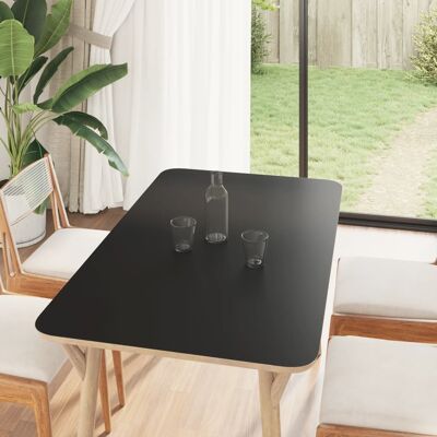 vidaXL Möbelfolien Selbstklebend Mattschwarz 90x500 cm PVC - Schwarz vidaXL Möbelfolien Selbstklebend Mattschwarz 90x500 cm PVC - Schwarz