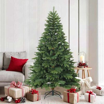 vidaXL Künstlicher klappbarer Weihnachtsbaum mit Ständer Grün 180 cm - Grün vidaXL Künstlicher klappbarer Weihnachtsbaum mit Ständer Grün 180 cm - Grün