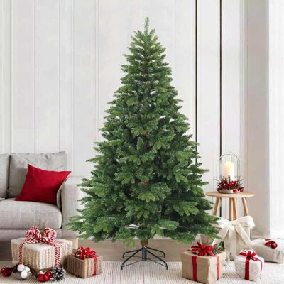 vidaXL Künstlicher klappbarer Weihnachtsbaum mit Ständer Grün 210 cm - Grün vidaXL Künstlicher klappbarer Weihnachtsbaum mit Ständer Grün 210 cm - Grün