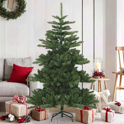 vidaXL Künstlicher klappbarer Weihnachtsbaum Grün 150 cm PVC, Stahl - Grün vidaXL Künstlicher klappbarer Weihnachtsbaum Grün 150 cm PVC, Stahl - Grün