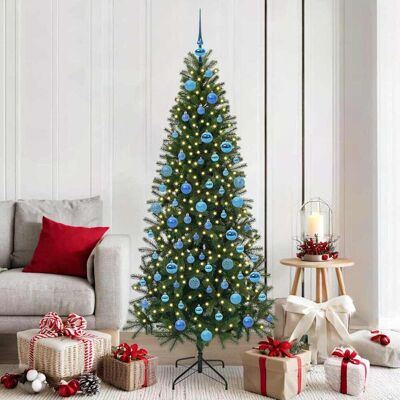 vidaXL Künstlicher Weihnachtsbaum mit 300 LEDs Grün 180 cm PE und PVC - Grün vidaXL Künstlicher Weihnachtsbaum mit 300 LEDs Grün 180 cm PE und PVC - Grün