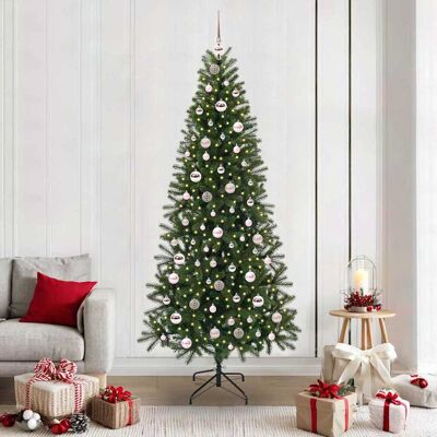 vidaXL Künstlicher Weihnachtsbaum mit 300 LEDs Grün 210 cm PE und PVC - Grün vidaXL Künstlicher Weihnachtsbaum mit 300 LEDs Grün 210 cm PE und PVC - Grün