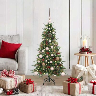 vidaXL Künstlicher klappbarer Weihnachtsbaum Grün 120 cm PE und PVC - Grün vidaXL Künstlicher klappbarer Weihnachtsbaum Grün 120 cm PE und PVC - Grün
