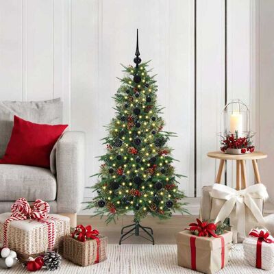 vidaXL Künstlicher klappbarer Weihnachtsbaum Grün 120 cm PE und PVC - Grün vidaXL Künstlicher klappbarer Weihnachtsbaum Grün 120 cm PE und PVC - Grün