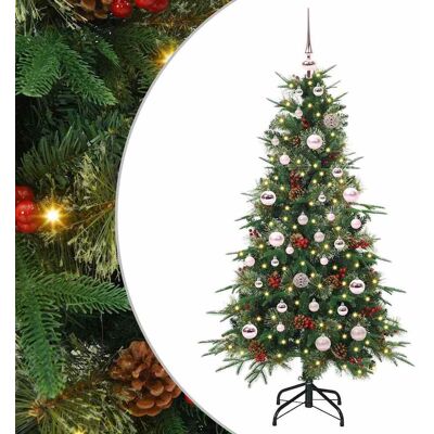 vidaXL Künstlicher klappbarer Weihnachtsbaum Grün 150 cm PE und PVC - Grün vidaXL Künstlicher klappbarer Weihnachtsbaum Grün 150 cm PE und PVC - Grün