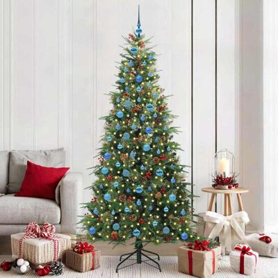 vidaXL Künstlicher klappbarer Weihnachtsbaum Grün 210 cm PE und PVC - Grün vidaXL Künstlicher klappbarer Weihnachtsbaum Grün 210 cm PE und PVC - Grün