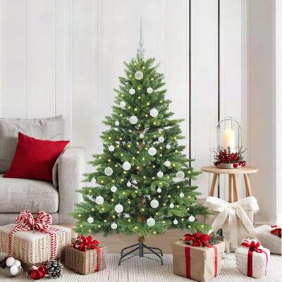 vidaXL Künstlicher Weihnachtsbaum mit 150 LEDs Grün 150 cm PE und PVC - Grün vidaXL Künstlicher Weihnachtsbaum mit 150 LEDs Grün 150 cm PE und PVC - Grün