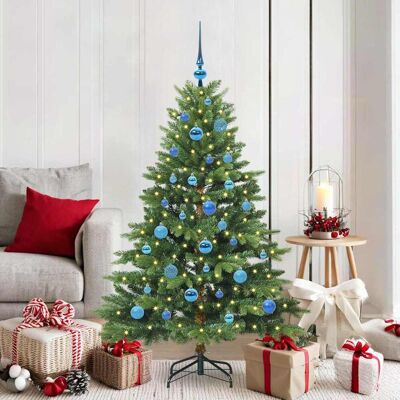 vidaXL Künstlicher Weihnachtsbaum mit 150 LEDs Grün 150 cm PE und PVC - Grün vidaXL Künstlicher Weihnachtsbaum mit 150 LEDs Grün 150 cm PE und PVC - Grün
