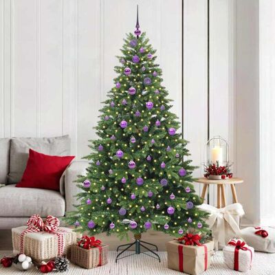 vidaXL Künstlicher Weihnachtsbaum mit 300 LEDs Grün 180 cm PE und PVC - Grün vidaXL Künstlicher Weihnachtsbaum mit 300 LEDs Grün 180 cm PE und PVC - Grün