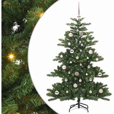 vidaXL Künstlicher klappbarer Weihnachtsbaum Grün 150 cm PVC und Stahl - Grün vidaXL Künstlicher klappbarer Weihnachtsbaum Grün 150 cm PVC und Stahl - Grün